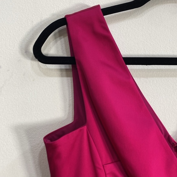 Phoebe Couture Mini Cocktail Dress 6 Pink Retail $298 - Picture 3 of 13